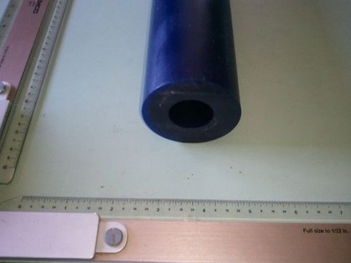 1&#034; id x 2-1/4&#034; od x 20&#034; long urethane / polyurethane 90 a dark blue tube for sale