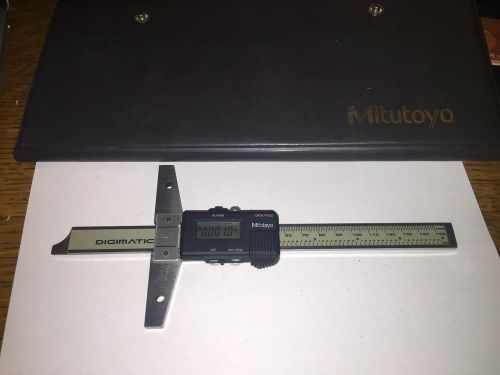 MITUTOYO 571-211-50 DIGITAL DEPTH GAGE 0.01-150MM .0005&#039;-6&#034;