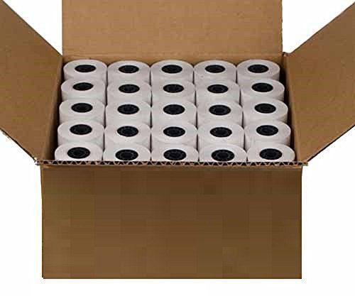 2-1/4 x 55 1-Ply Thermal Paper 50 Rolls BPA Free Nurit 8000 8010 FD400