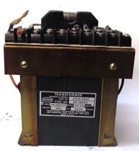 TRENCO TRANSFORMER 8934-5002, TR-10999, VA 50/60