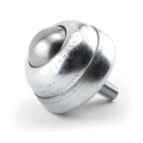 Hudson Bearings SBT-1 Stud Mounted Ball Transfer, Carbon Steel, 1 Diameter, 75