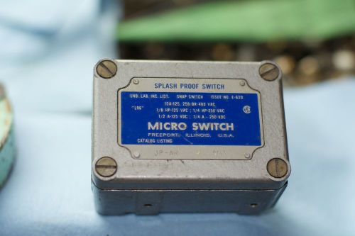 Micro switch splash proof, max 480vac 15a,  tested for sale