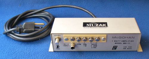 McGohan Muzak MS-11 1 Watt Amplifier