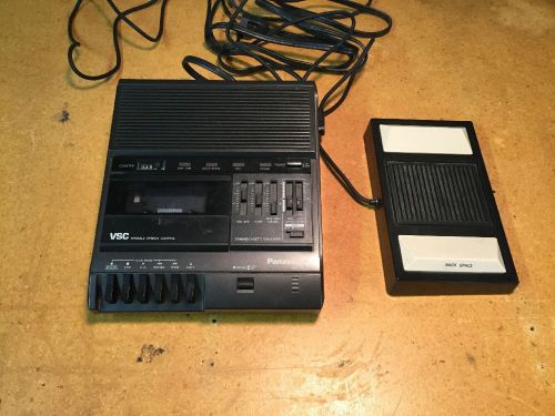 Panasonic Cassette Transcriber RR-830 Dictation With RP-2692 Pedal