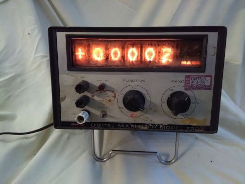 Vintage Fairchild Model 7000 Digital Multimeter Nixie Tube, Powers On ,Untested,