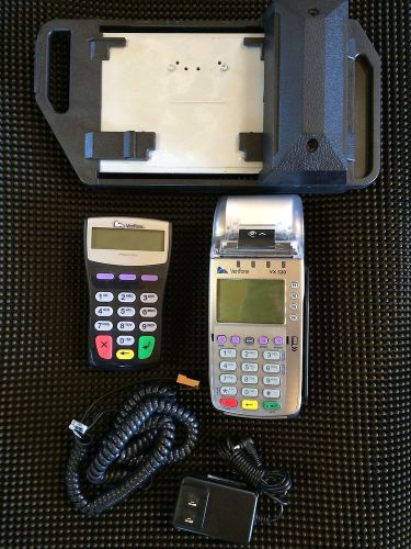 New Unlocked Verifone VX 520 CTLS With PINpad 1000SE And Manual Card Imprinter
