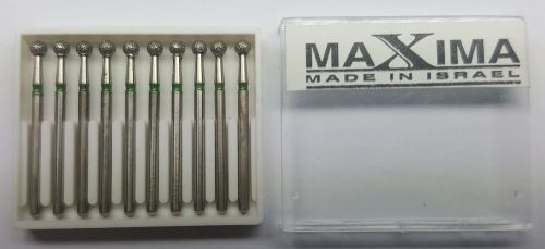 Lot X 100 Dental diamond Surgical Bur 25mm d. 0.21 Israel made bulk packing