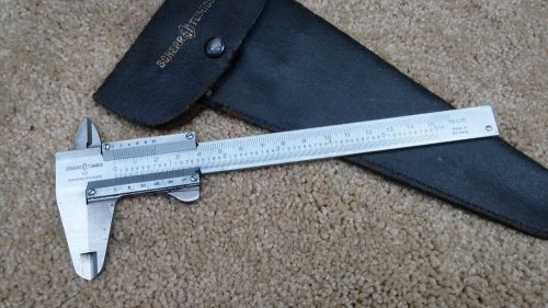 VINTAGE  SCHERR TUMICO 6&#034;/16cm INSIDE/OUTSIDE VERNIER CALIPER *MADE IN GERMANY