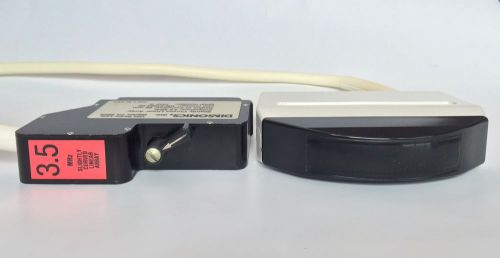 Diasonics 3.5 mhz slightly curved linear array/transducer used p/n 100-01984-00 for sale