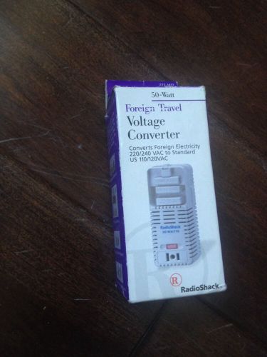 50-watt Foreign Travel Voltage Converter 273-1412 RadioShack