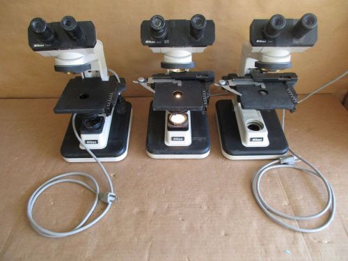 *LOT OF 3* Nikon Alphaphot 2 YS2 Microscopes