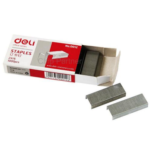 1000 sharp point staples(6mm, 24/6)  office stationery for sale