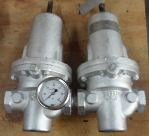 KAYE &amp; MACDONALD 3/4&#034; TWIN PRESSURE REDUCING REGULATORS 5-20 PSI