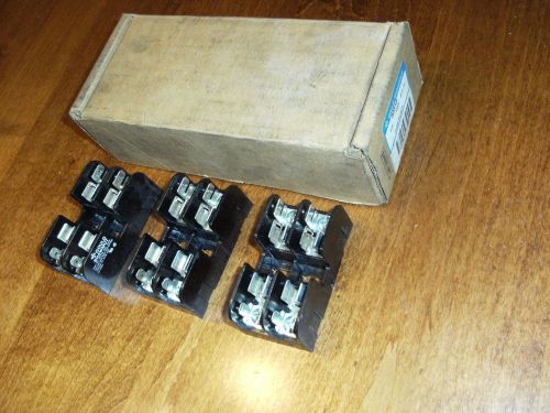 3 Gould Shawmut 30312 Double Fuse Block Holder 30 Amp 600 Volt NEW!