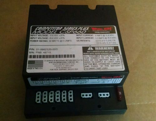 Whelen CSP660 Strobe Power Supply - Used, works great!!