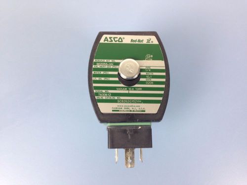 ASCO Red Hat II Solenoid Valve SC8262G152VH 10.1 WATTS &amp; 1/4&#034; PIPE