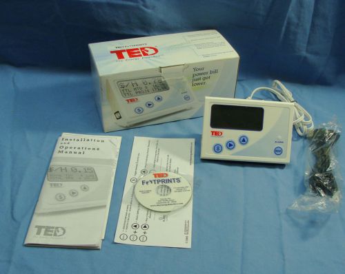 TED MODEL 1001 THE ENERGY DETECTIVE BY FOOTPRINTS USED 1 TIME ANALYZES USE