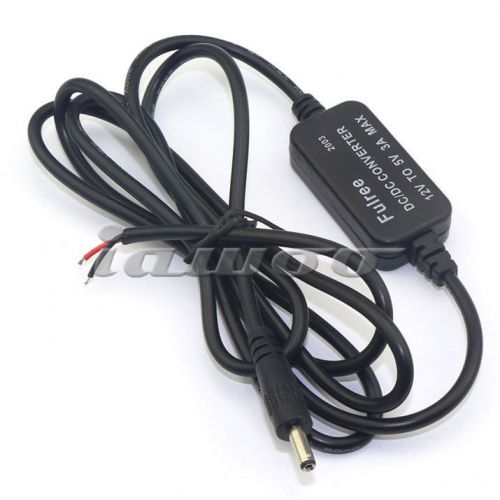 8-22v 12v to 5v/2a step down voltage converter 3.5x1.35mm dc-plug power supplies for sale