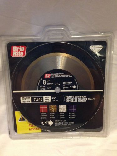 Grip rite 8&#034; premium saw blade premium continuous grctdb8p must l@@k! for sale