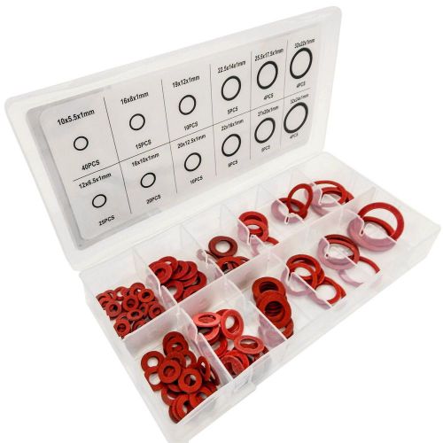 150-Piece Complete Washer Assortment Set Plastic Fiber