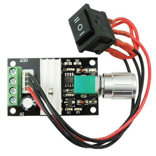 Uniquegoods 6v 12v 24v 28v 3a 80w dc motor speed controller (pwm) speed adjus... for sale