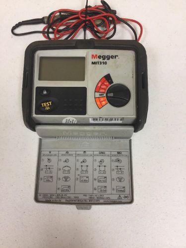 Megger MIT310-EN Insulation Tester, 1000 Megaohms Resistance, 250V, 500V, 1000V