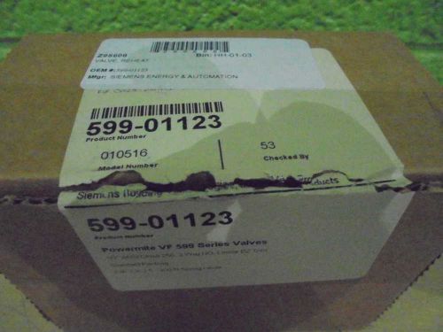 SIEMENS 599-01123 POWERMITE VF 599 SERIES VALVE *NEW IN BOX*