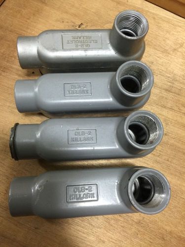 4 Killark Conduit Outlet Bodies, OLB-2. 3/4&#034; Loc 22A