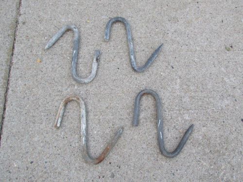 Vintage Meat Hooks Butcher Shop &#034;4 Total&#034;