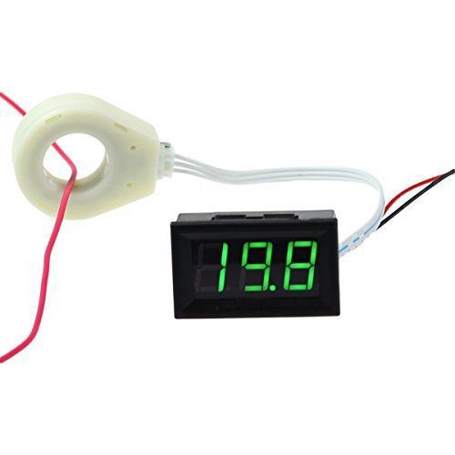 Bayite DC 5-120V 100A Mini Digital Current Voltage Amp Meter Gauge With Hall