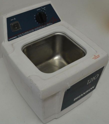 Bransonic Branson 1210R-MTH Ultrasonic Cleaner w/ Heated Water Bath Chamber