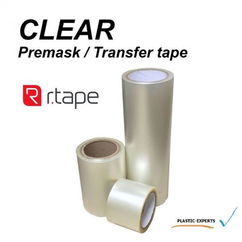 R-Tape AT60 Clear Choice Medium Tack Application Transparent Transfer 30&#034; X 300&#039;