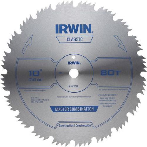 Irwin 10&#034; 80t Saw Blade 11270ZR