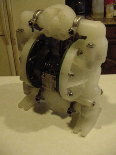 Aro 1&#034; diaphragm pump, teflon balls &amp; diaphragms, cleaned &amp; tested, nice pump for sale