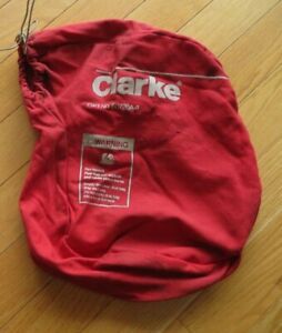 ORIGINAL vintage red CLARKE American B2+ 7&#034; Spinner Edger DUST BAG ONLY