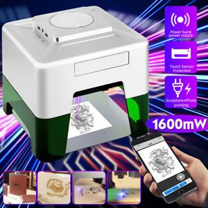 Wireless CNC Laser Engraving Cutting Machine 3W Mini Automatic DIY Engraver APP