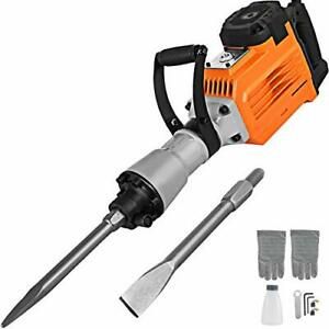 Mophorn 3600W Electric Demolition Hammer Heavy Duty Concrete Breaker 1800 BPM Ja