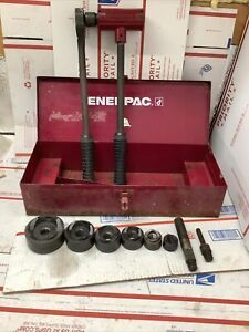 Enerpac Ratcheting Knockout Punch Set 1/2”-2” Greenlee 1904 50188348