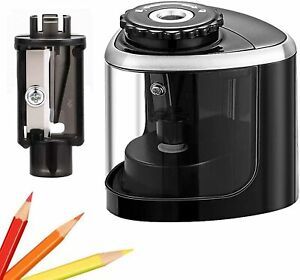 Pencil Sharpener Electric Pencil Sharpeners, Portable Pencil Sharpener Kids, Bl