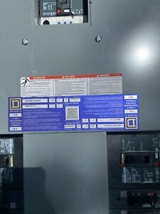 SquareD I-line panel board/breaker panel