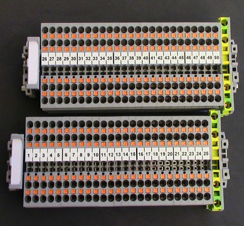 Terminal Block Typ PT 4-QUATTRO 50ea Phoenix Contact Rails, jumpers and more