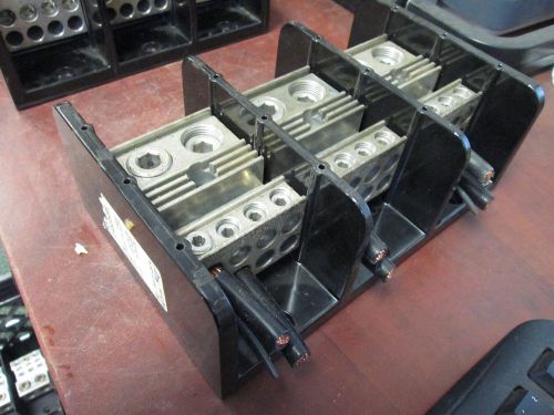 Marathon Power Distribution Block 1453586 Line(2) 500MCM Load(8) 2/0-#14 3P Used