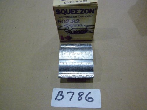 Kearney Squeezon Compression Connector #502-82 (NOS)