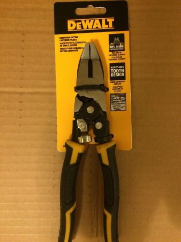 DeWalt DWHT70276 Compound Action Linesman Pliers New