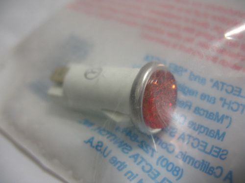 8 New Sealed SELECTA SL53426-5-BG AMBER 28v. NEON INDICATOR LIGHT 25,000 hours