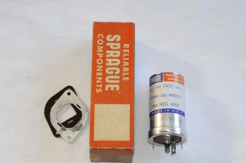 Sprague TVL-1431 Capacitor 200 MF 150 vdc NOS Twist-Lok