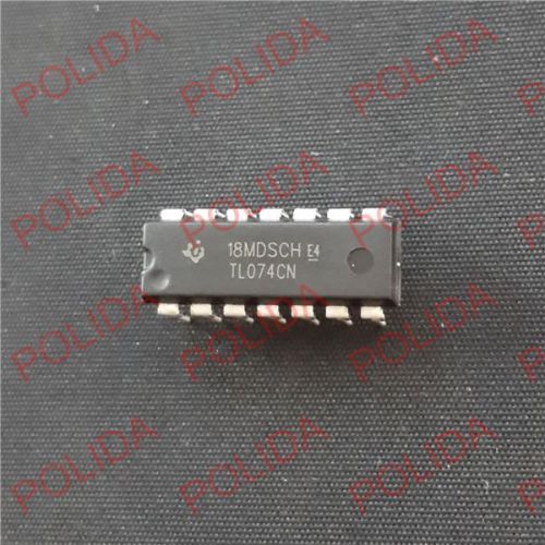 100PCS  JFET OP AMP IC TI DIP-14 TL074CN TL074CNE4