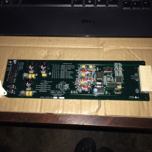 Cobalt digital 5590 frame based conversion 10bit univ. input analog to 4:2:2 sdi for sale