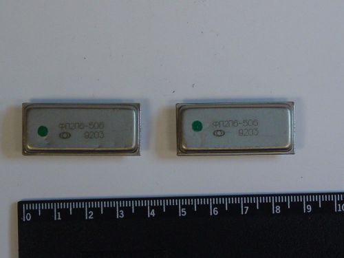 2 PIEZO CRYSTAL band-pass FILTER FP2P6-506 (??2?6-506) 2048 kHz Band 3,6 kHz