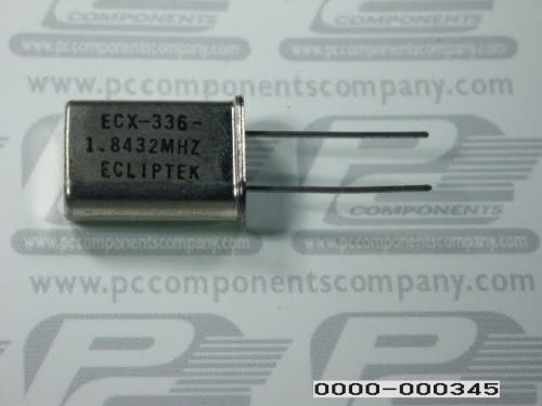 25-PCS CRYSTAL FREQUENCY ECLIPTEK ECX-336-1.8432MHZ 33618432 ECX33618432MHZ